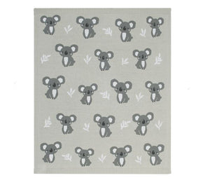 Blanket Living Textiles Knit Baby  |  Koala