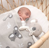 Blanket Living Textiles Knit Baby  |  Koala