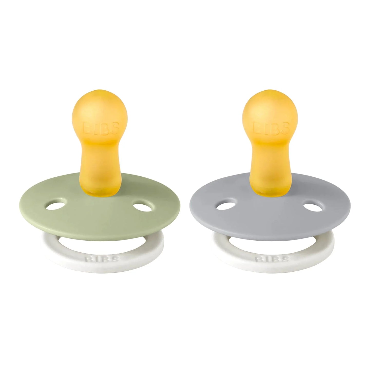 Bibs Dummies Twin Pack  |  Glow Sage/Cloud