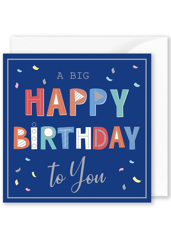 Card Square  |  A Big Happy Birthday to You