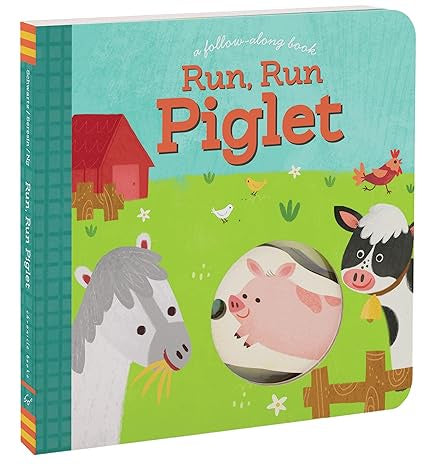 Board Book  |  Run, Run Piglet
