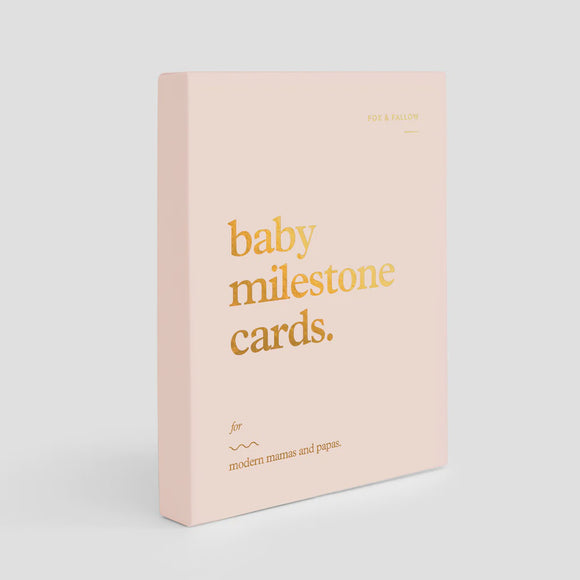 Fox & Fallow | Baby Milestone Cards - Cream