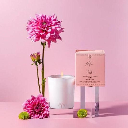 Three Suns Candle Large  |  Watermelon