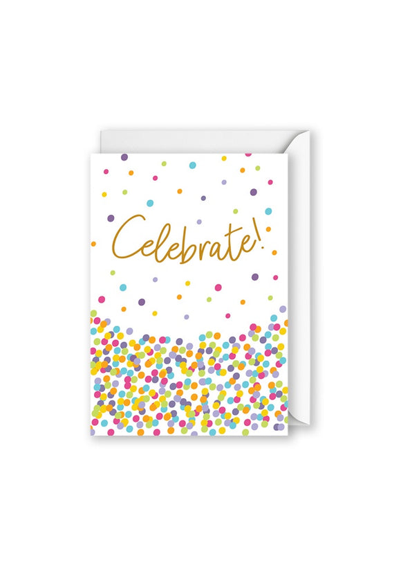 Card Small  |  Celebrate Confetti