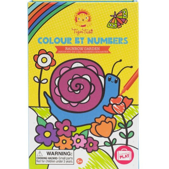 Tiger Tribe Colour By Numbers  |  Rainbow Garden
