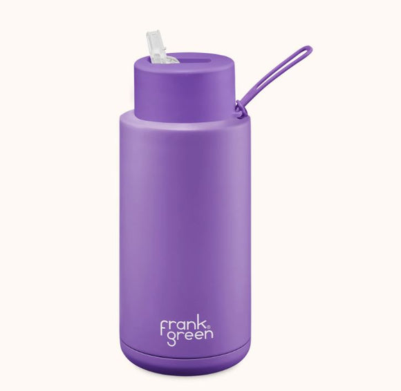 Frank Green Ceramic Reusable Bottle 1L  |  Cosmic Purple