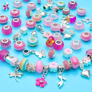 Sweet As Sugar DIY Charm Bracelet Set  |  Pink