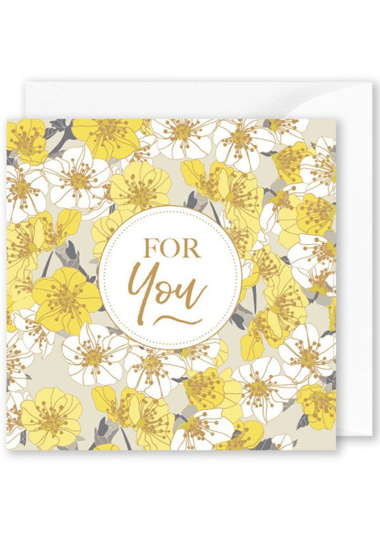 Card Square  |  For You Yellow