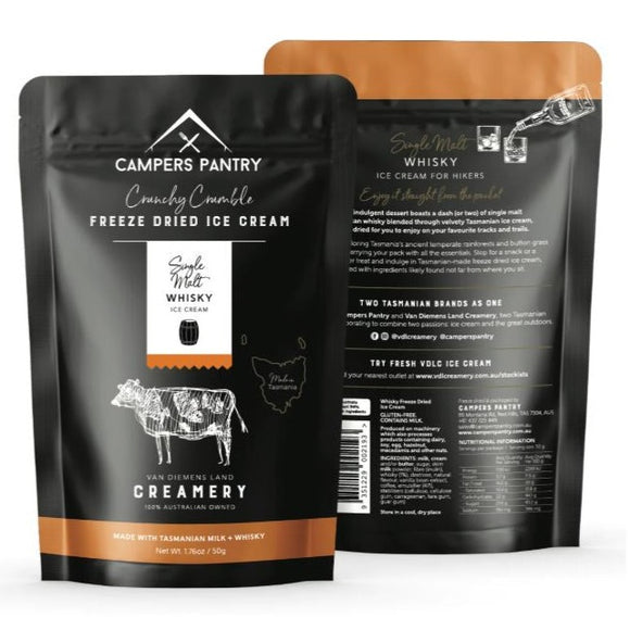 VDL Campers Pantry Freeze Dried Icecream  |  Whisky Cream