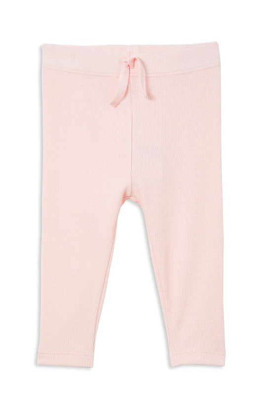 Milky Girls Rib Leggings  |  Powder Pink