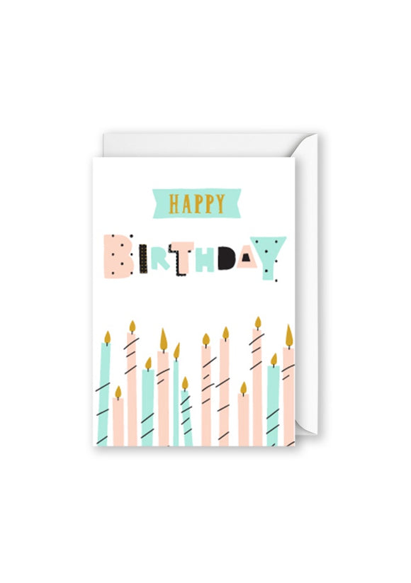 Card Small  |  Happy Birthday Candles