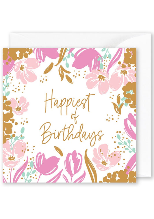 Card Square  |  Happiest Of Birthdays