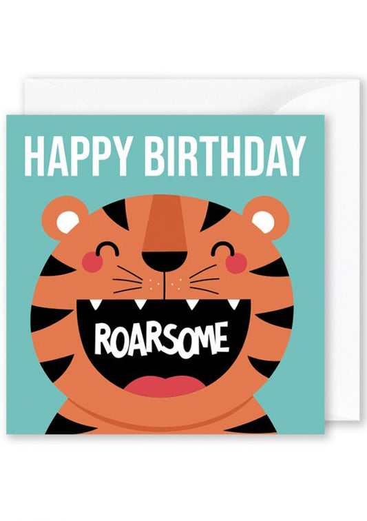 Card Square  |  Happy Birthday Tiger