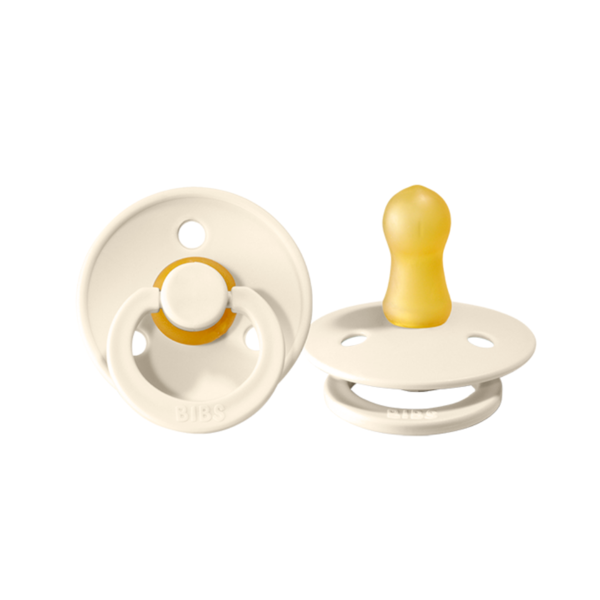Bibs Dummies Twin Pack  |  Ivory