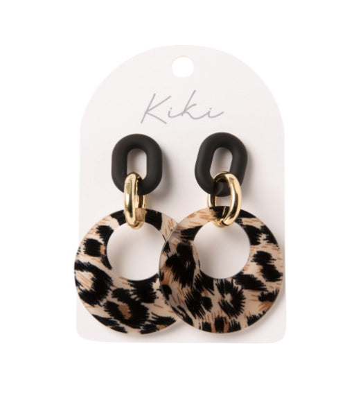 Splosh Kiki Earrings  |  Leopard