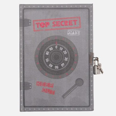 Tiger Tribe Lockable Diary  |  Top Secret