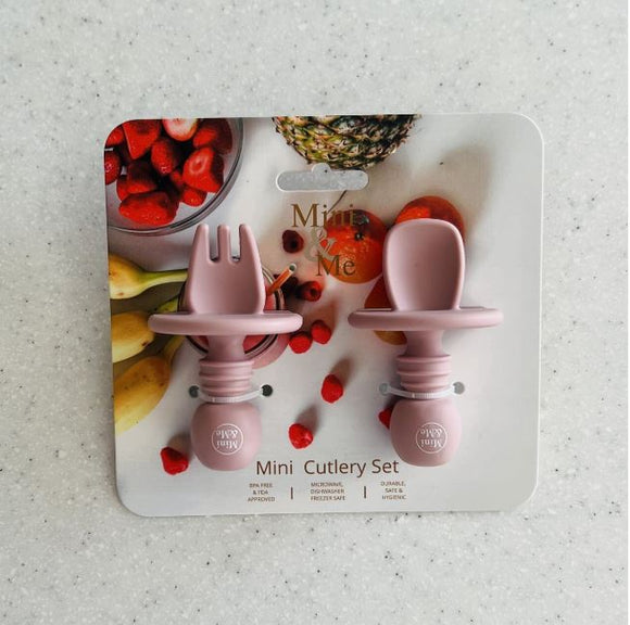 Mini & Me Mini Cutlery Set  |  Cherry