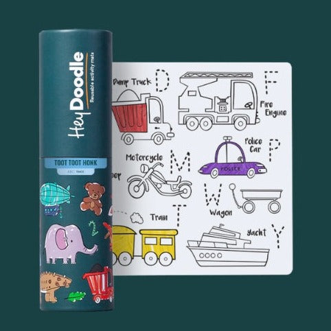 Hey Doodle MiniMats  |  Toot Toot Honk