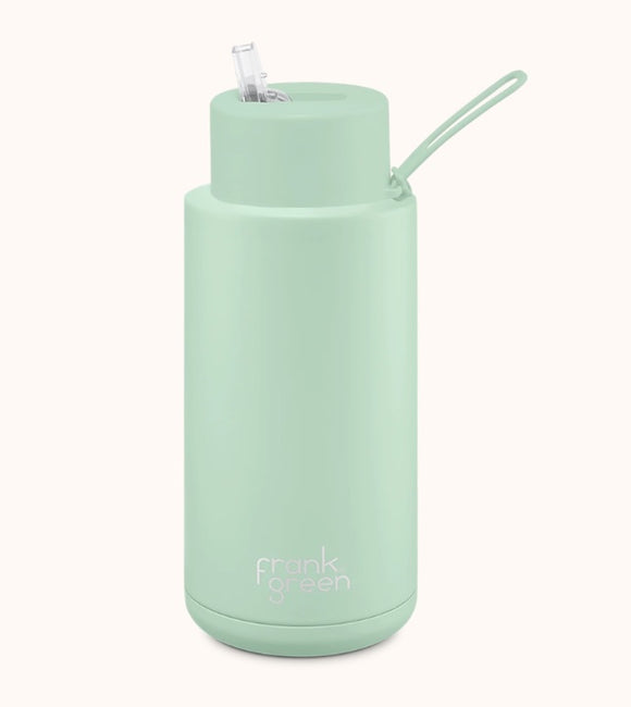 Frank Green Ceramic Reusable Bottle 1L  |  Mint