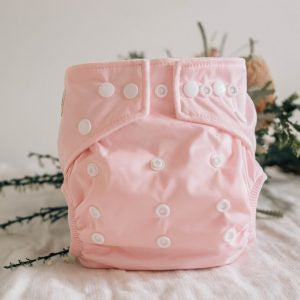 My Little Gumnut Modern Cloth Nappy  |  Pink
