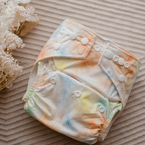 My Little Gumnut Modern Cloth Nappy  |  Tye Dye