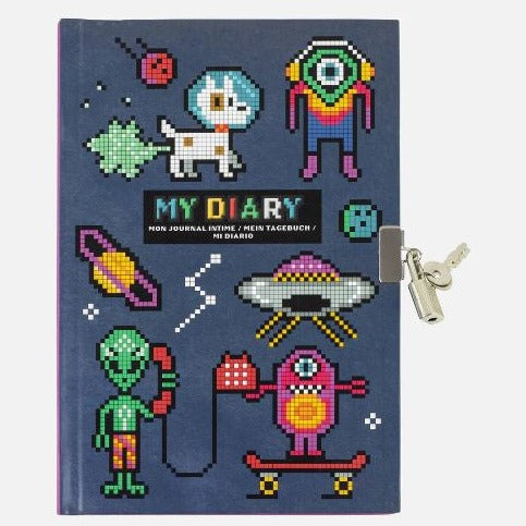 Tiger Tribe Lockable Diary  |  Pixel Space