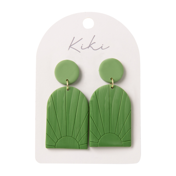 Splosh Kiki Earrings  |  Olive Sunrise