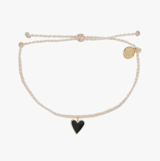 Pura Vida Charm Bracelet  |  Heart Vanilla
