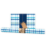 Inky Co Wrapping Paper 5m  |  Plaid Blue