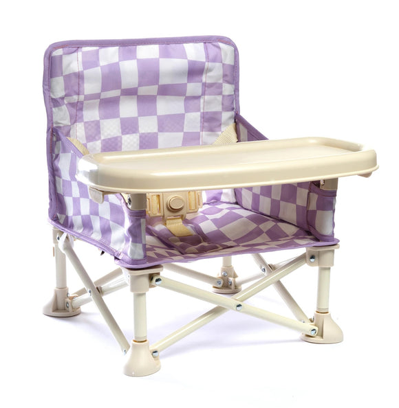 Convertible Baby Chair  |  Purple Gingham