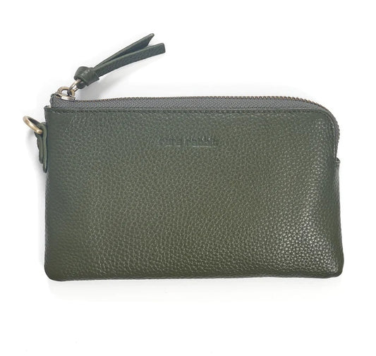 Rare Rabbit Leather Purse  |  Olive