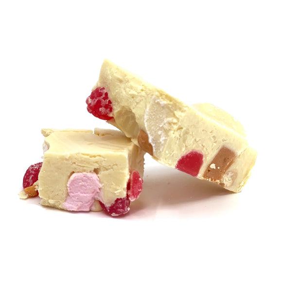 Freckleberry Rocky Road 150g  |  White Chocolate