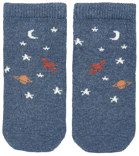 Toshi Organic Baby Socks  |  Space Race