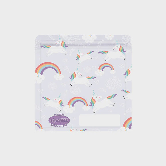 Sinchies Reusable Sandwich Bag  |  Unicorns