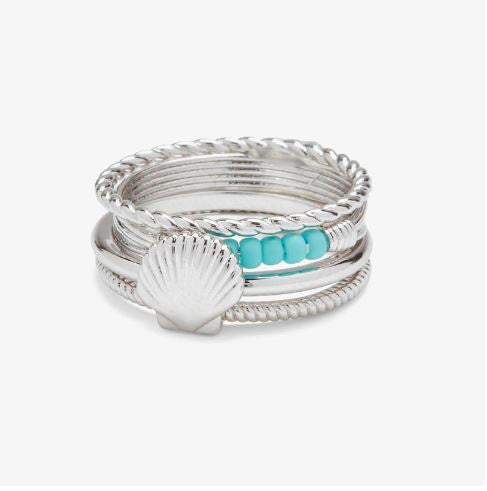 Pura Vida Ring  |  Shell Stack