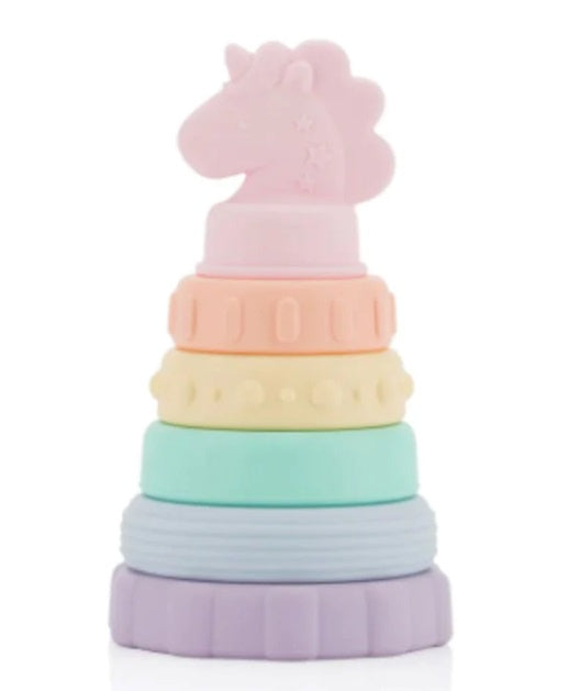Itzy Ritzy Silicone Stacking Toy  |  Unicorn