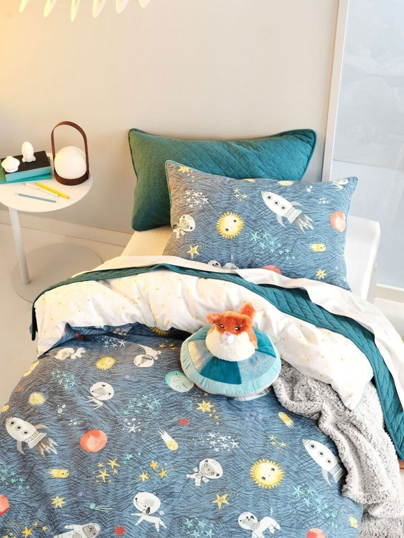 Hiccups SB Quilt Cover Set  |  Space Race