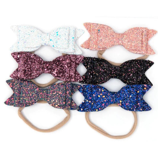Rare Rabbit Stretch Hair Tie / Headband  |  Sparkle Bow