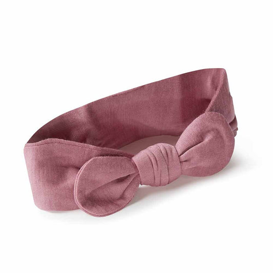 Snuggle Hunny Topknot Headband  |  Mauve
