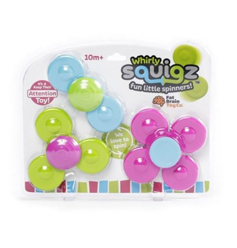 Fat Brain Toys  |  Whirly Squigz Spinners 3pk