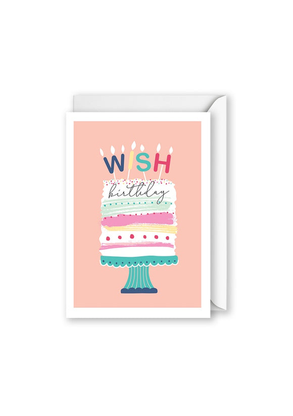 Card Small  |  Wish Birthday Cake