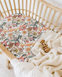 Snuggle Hunny Bassinet Sheet  |  Australiana