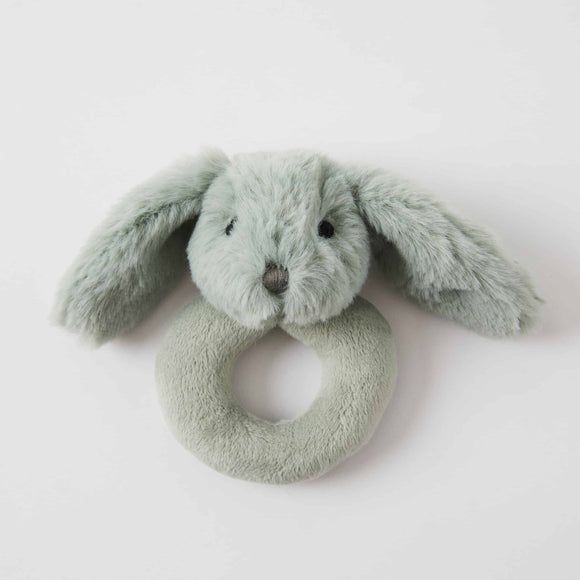 Jiggle & Giggle Bunny Rattle  |  Green