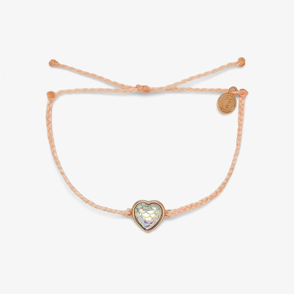 Pura Vida Charm Bracelet  |  Mermaid Heart