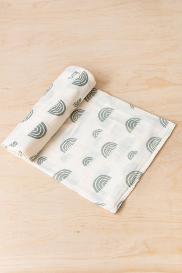 Muslin Swaddle Kiin  |  Aster Dusty Pink
