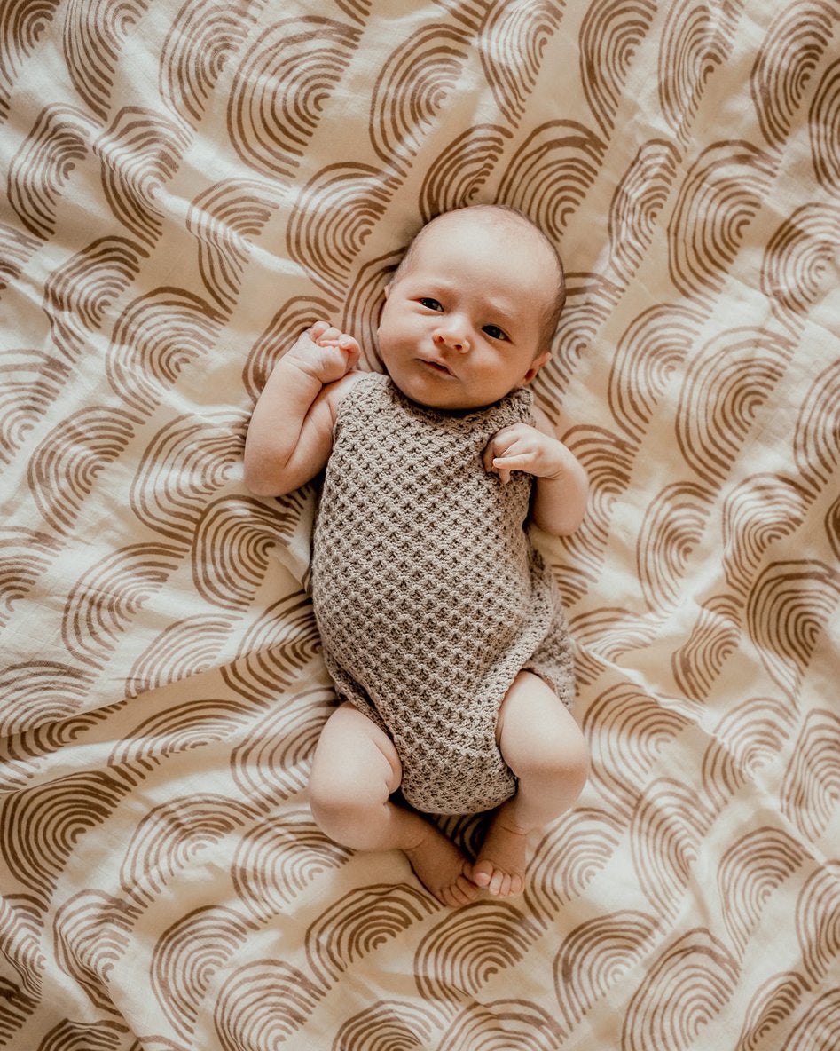 Muslin Swaddle Kiin  |  Aster Dusty Pink