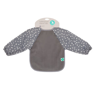 All4Ella Waterproof Sleeve Bib  |  Grey