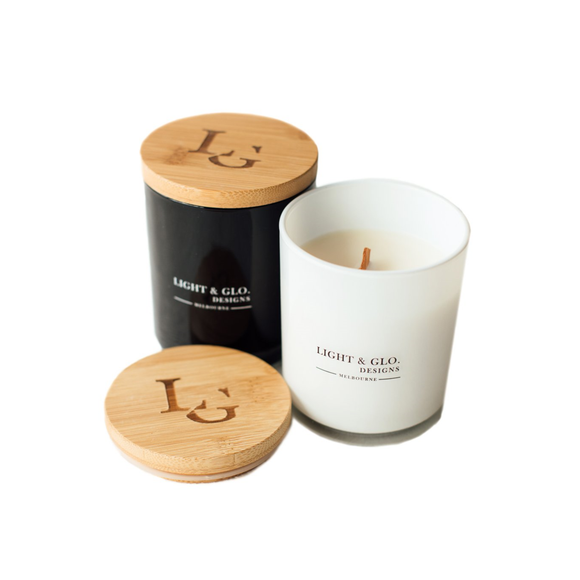 Light & Glo Large Candle  |  Tigerlily & Patchouli