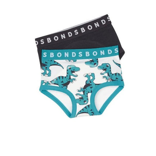 Bonds Whoopsies Toilet Training Undies 2pk  |  Danny Dino